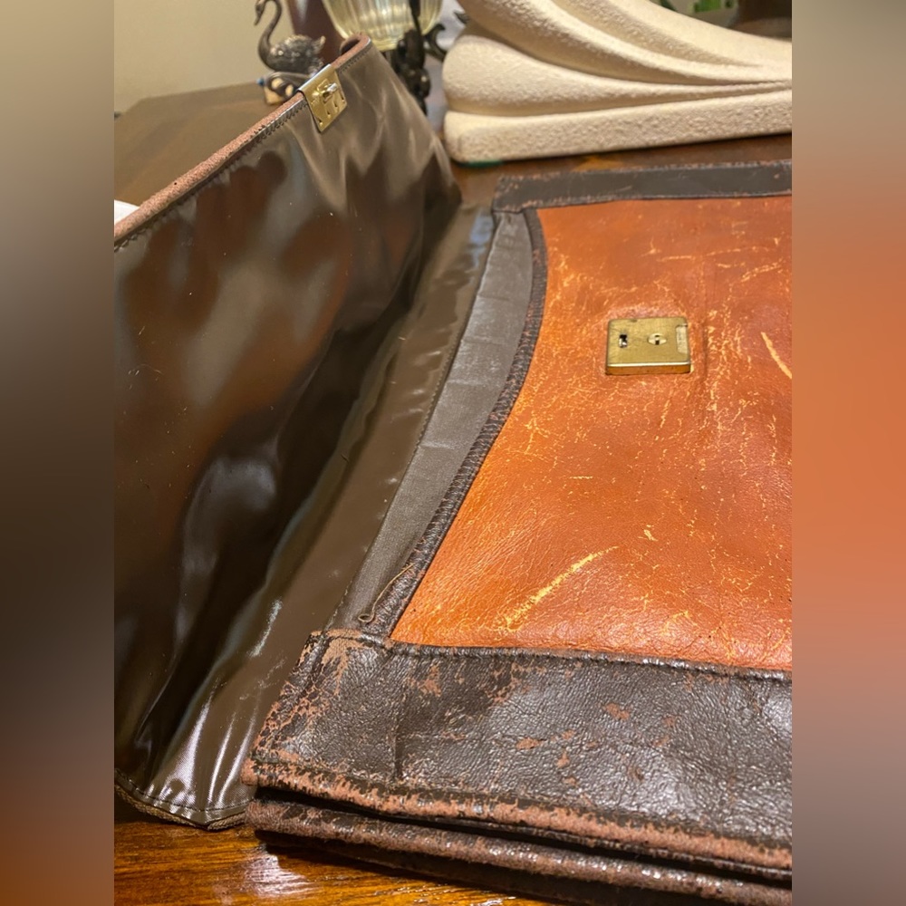 Samsonite Leather attaché case - Picture 3 of 8